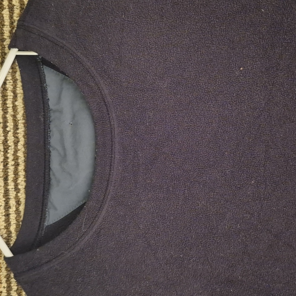 PATAGONIA Black Fleece Polyester‎ Mens Sz XXL Crewneck Sweater Sweatshirt VTG